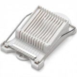 Feliator manual cu fire metalice, alb, pentru șuncă și br&acirc;nză