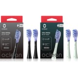 Oclean Ultra White Set capete de schimb pentru periuta de dinti Black &amp; Green