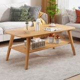 Cumpara ieftin Masă de cafea multifuncțională Komela I, Natural, 100x48x45 cm