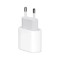 Incarcator Retea Fast Charge, Flippy, Incarcator Standard European PD20W, Compatibil cu iPhone 8-14, Cablu Fast Charge Inclus de 27W, 1m, Alb