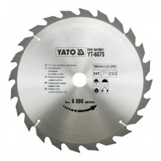 Disc fierastrau wolfram pentru lemn 300 mm x 24T YATO