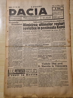 dacia 21 mai 1942-destinul de necesitate europeana al neamului romanesc foto