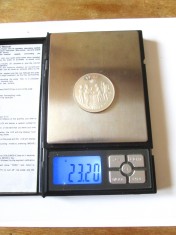 Rara! Etiopia 20 Birr 1972 Proof argint 925 moneda comemorativa:Anul copilului,diametrul=38 mm,greutate=23,20 grame,tiraj:16 000 bucati