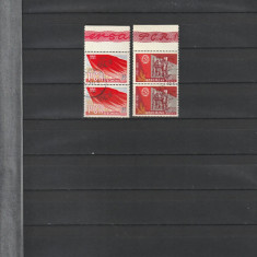 40 DE ANI DE LA INFIINTAREA PCR ( LP 518 ) 1961 OBLITERATA PERECHE