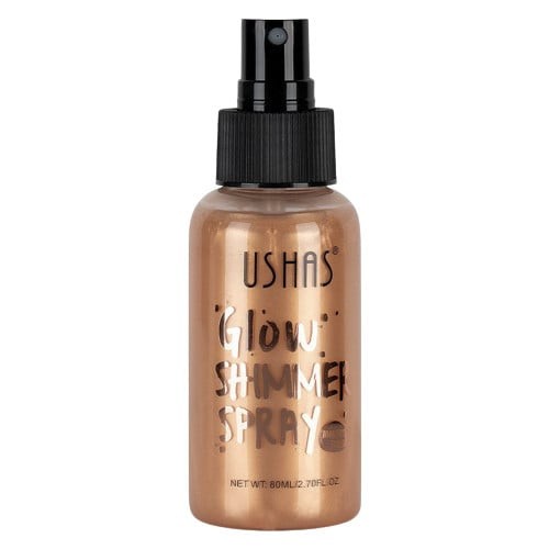 Iluminator de corp, Ushas, Glow Shimmer Spray, 03, 80 ml