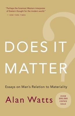 Does It Matter?: Essays on Man&amp;#039;s Relation to Materiality foto
