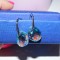 SWAROVSKI , Cercei noi, ambalaj original,Aurora Borealis