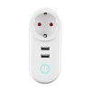 Priza Smart Techstar&reg;, Wireless 2,4GHz, 2 x USB, Smart Home, Google Home. Amazon Echo, Alexa, 1