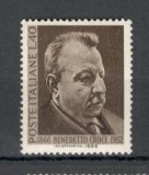 Italia.1966 100 ani nastere B.Croce-filozof SI.780
