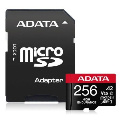 MEMORY MICRO SDXC 256GB W/AD./AUSDX256GUI3V30SHA2-RA1 ADATA :AUSDX256GUI3V30SHA2-RA1&amp;amp;quot; (timbru verde 0.03 lei) foto