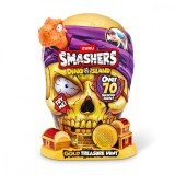 Set figurine si accesorii surpriza, Smashers, Gold Treasure Hunter, Dino Island, Portocaliu