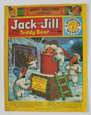 JACK AND JILL AND TEDDY BEAR , `REVISTA CU BENZI DESENATE PENTRU COPII , 28 DEC. 1974 foto