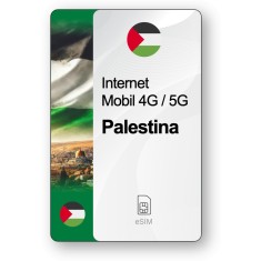 eSIM Internet Palestina, valabil 15 zile, trafic 2 GB, Standard