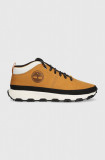 Cumpara ieftin Timberland pantofi Winsor Trail Mid Leather culoarea bej, TB0A5TWV2311