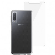 Husa + folie de protectie Skech Matrix SE pentru Samsung Galaxy A7 (2018) Clear foto
