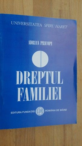 Dreptul familiei- Adrian Pricopi