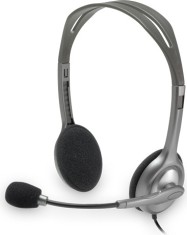 CASTI Logitech, &amp;quot;H110&amp;quot;, cu fir, standard, utilizare multimedia, call center, microfon pe brat, conectare prin Jack 3.5 mm x 2, gri, &amp;quot;981-000271&amp;quot;, (tim foto