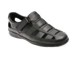 Cumpara ieftin Sandale OTTER negre, A18, din piele naturala