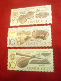 Serie 1989 URSS Instrumente Muzicale Populare , 4 valori, Nestampilat