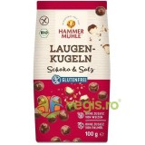 Bilute din Aluat de Bretzel Trase in Ciocolata cu Lapte si Sare fara Gluten Ecologice/Bio 100g