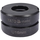 Yato YT-21740 - Capete presare pentru inele interschimbabile U16 YT-21735