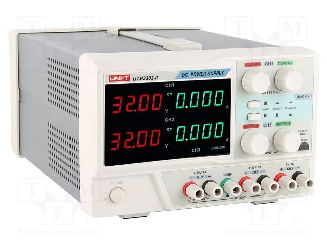 Alimentator laborator liniar UNI-T multicanal 0-32VDC 0-3A
