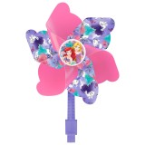 Accesoriu montaj pe ghidon, morisca de vant, culoare roz/mov, model Princess Cod:59170SV