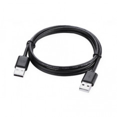 Cablu USB 2.0 tip A Tata - Tata Culoare Negru, Lungime 0.25M foto