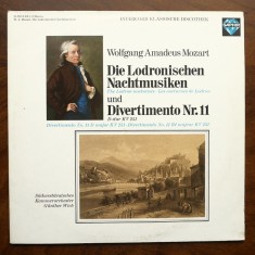MOZART : Die Lodronischen Nachtmusiken / Divertimento Nr. 11 ( 2 discuri vinil ) foto