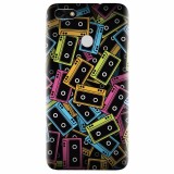 Husa silicon pentru Huawei P9 Lite mini, Audio Cassette Color Vector