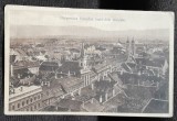 Carte postala, Sibiu, perspectiva luata de la inaltime, perioada interbelica