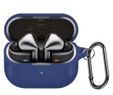 Husa protectie casti wireless, THD, compatibila Samsung Galaxy Buds3 FE, albastru denim