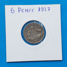 Moneda veche din Argint - 6 Pence 1927 - Australia