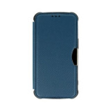 Husa Flip Carte Razor Carbon, Apple iPhone 14 Pro, Blue