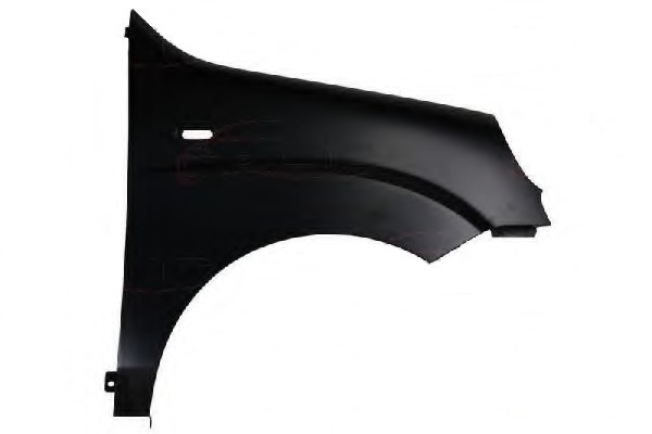 Aripa fata Fiat Doblo (119/223), 01.2006-01.2010, partea Stanga, cu gaura pentru semnalizare, 51754866, 304101