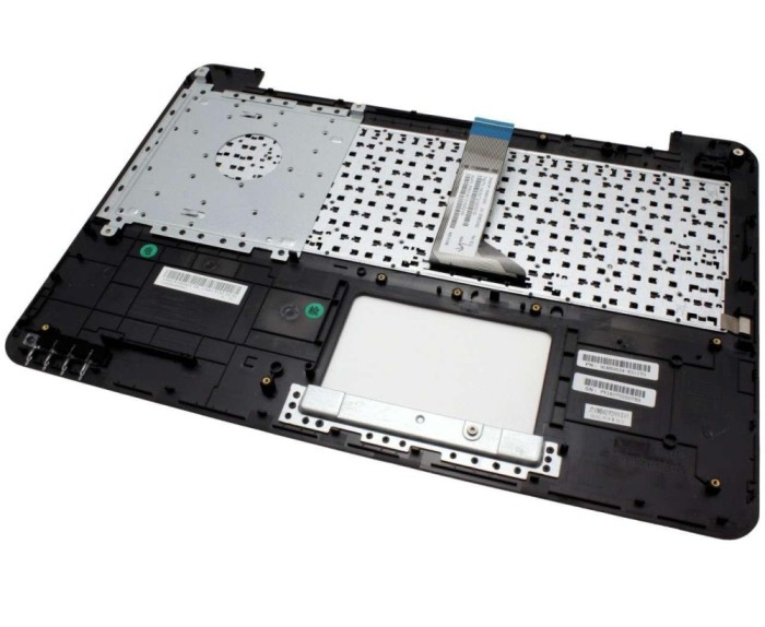 Tastatura Asus Neagra A554L cu Palmrest rosu, A555 cu Palmrest rosu, A555L cu Palmrest rosu, F554 cu Palmrest