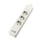 Prelungitor electric 3 prize, 2xUSB C, 1xUSB A, 1.5 m, intrerupator, Gelux GartenVIP DiyLine