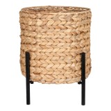 Cumpara ieftin Antas fonott kasp&oacute;, v&iacute;zij&aacute;cint, nat&uacute;r/fekete, 26,5x26,5x29 cm