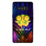 Husa Samsung A3 2017 Multicolor Mesaj Pui, Flippy