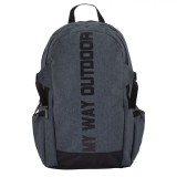 Rucsac Sport, My Way Outdoor, Gri, Capacitate 44cm, Compartimente Multiple, Curele Reglabile, Oem