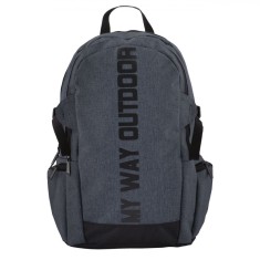 Rucsac Sport, My Way Outdoor, Gri, Capacitate 44cm, Compartimente Multiple, Curele Reglabile