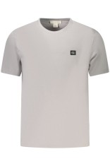 Calvin Klein Jeans Tricou barbati, cu logo, din bumbac, Regular fit, Gri, XL foto