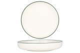 Rinart Farfurie ad&acirc;ncă - Blue Edge - Porţelan - 17 cm (410cc) - set de 6