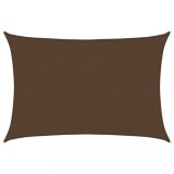 Cumpara ieftin Panza parasolar, maro, 4x5 m, HDPE, 160 g/m&sup2;