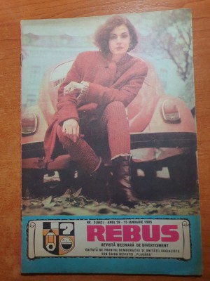 revista rebus 15 ianuarie 1985 foto