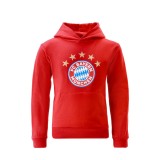 Bayern M&uuml;nchen hanorac cu glugă pentru copii Essential red - 140