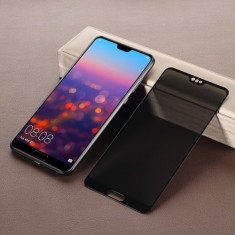 Folie Sticla Huawei P20 Pro Acoperire Completa Anti Spy foto