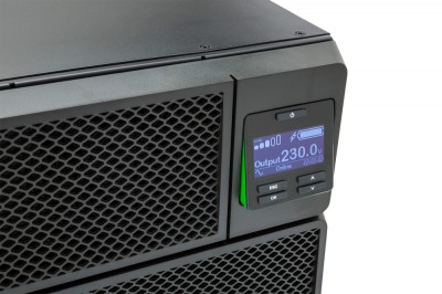 UPS APC, &amp;quot;Smart-UPS SRT&amp;quot;, Online cu sinusoida pura, rack, 10000VA/10000W, AVR, IEC x 10, 1 x baterie APCRBC140, display LCD, back-up 11 - 20 min., &amp;quot;SR foto