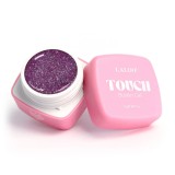 Gel unghii modelator Touch Builder Glittery Orchid Laloo 25 ml