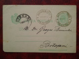 1904-C.P.circ.-stampilaBUCECEA-TERG-RARA, Necirculata, Printata